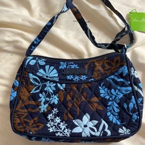 NWT Vera Bradley Little Crossbody in Java Floral